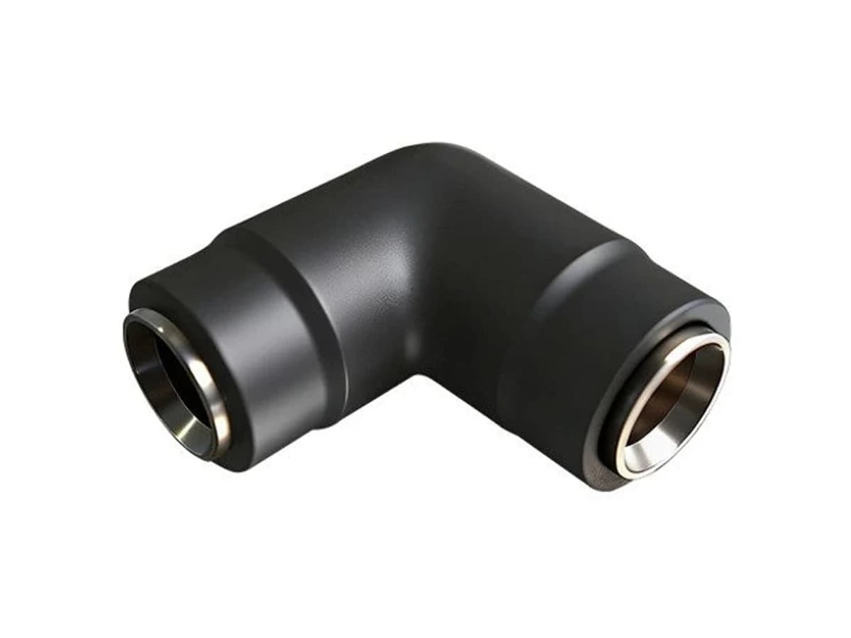 9.52 mm plastic-steel elbow quick-connect fitting for misting tubing