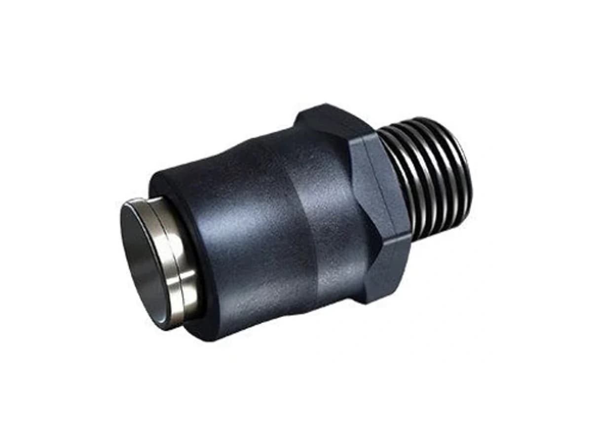 9.52 mm plastic-steel M14 x 1.5 male thread valve connector