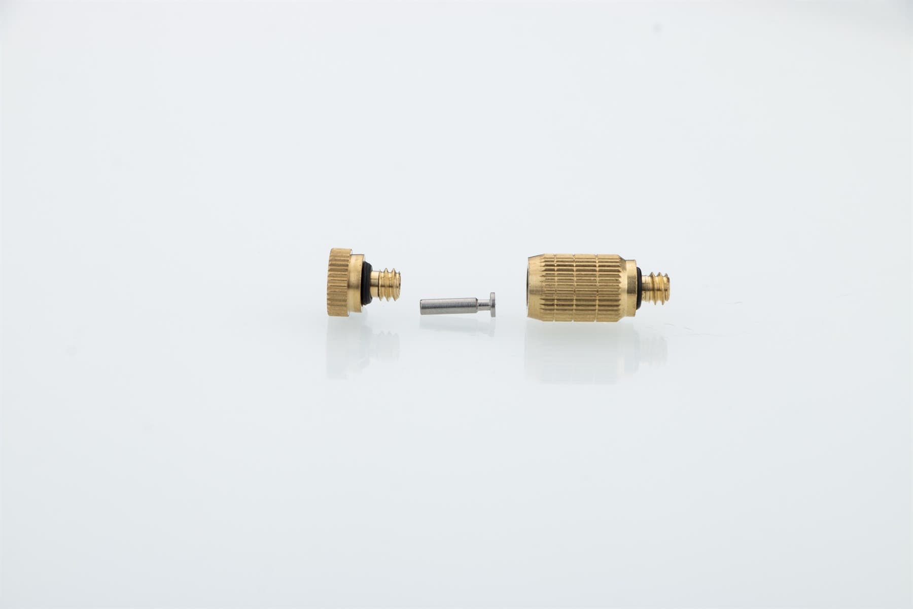 Brass two-section high pressure nozzle exploded structure