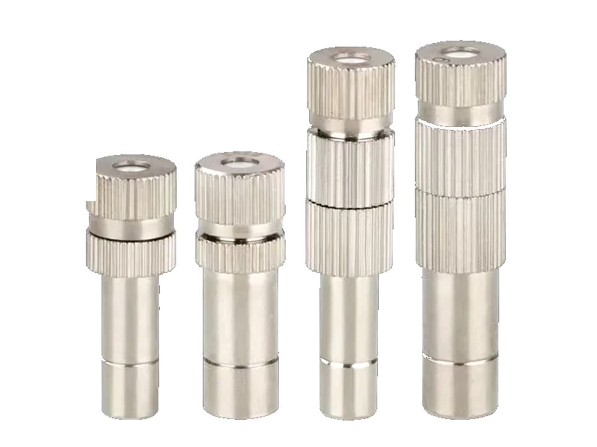 8 mm quick-connect low-pressure atomizing nozzle for tap water misting